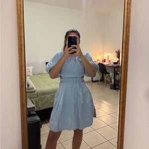 Elegant Blue Boutique Dress